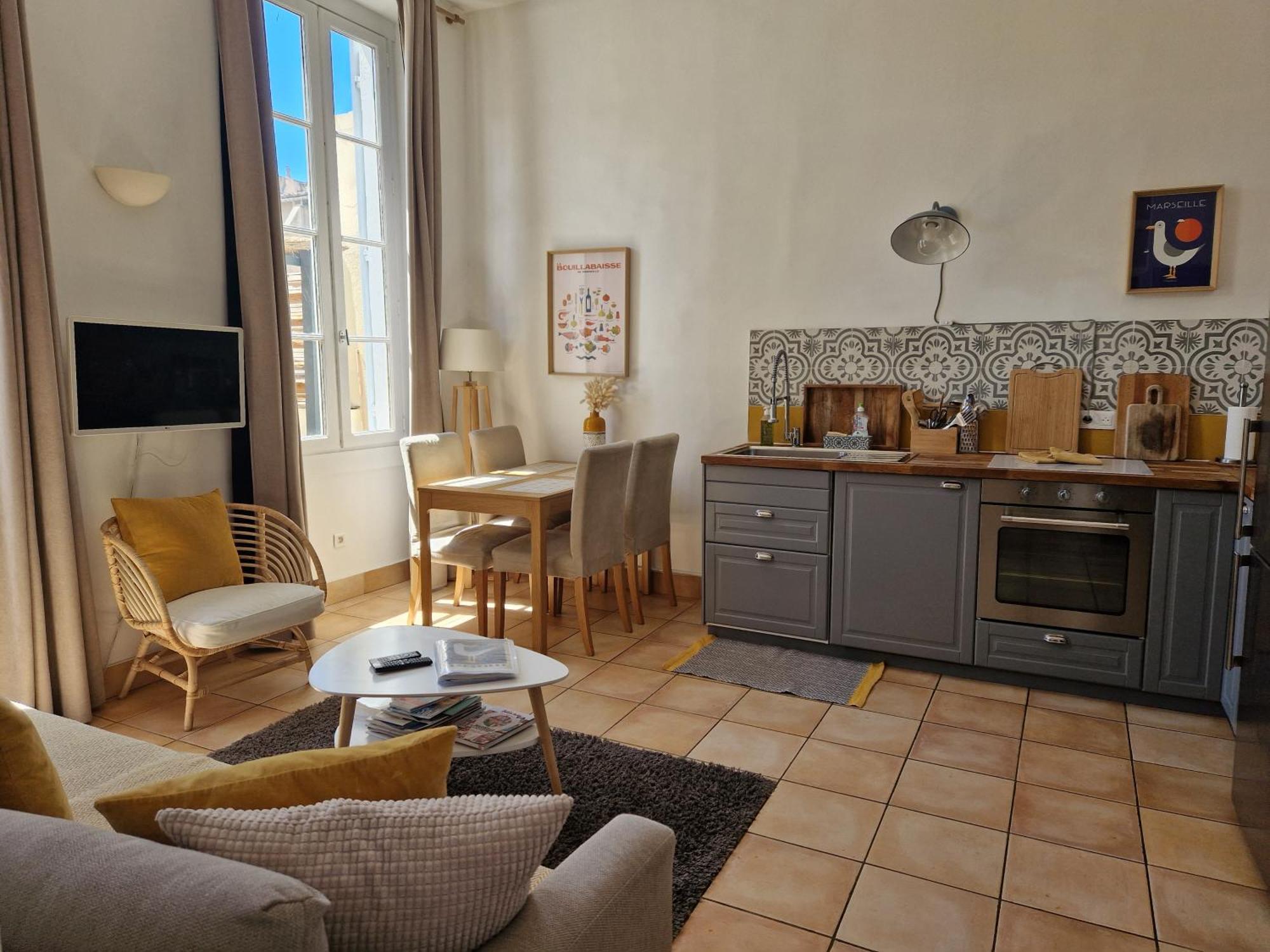 Superbe 2 pièces avec grande terrasse, classé *** Marseille Extérieur photo